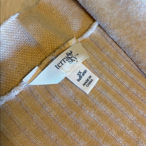 Terra & Sky Cream Ribbed Cardigan - Picture 3 of 8